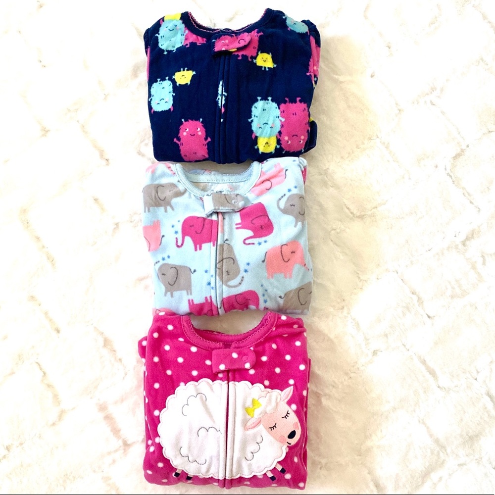 Fleece Footie Pajama Bundle